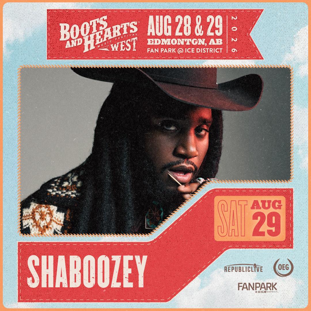 Shaboozey The Great American Roadshow Tour Poster 2026